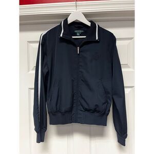 Lauren Active Ralph Lauren Navy Windbreaker sz S EUC